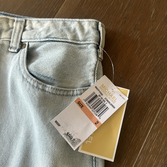 Michael Kors denim skirt sz 2 NWT - Picture 2 of 8